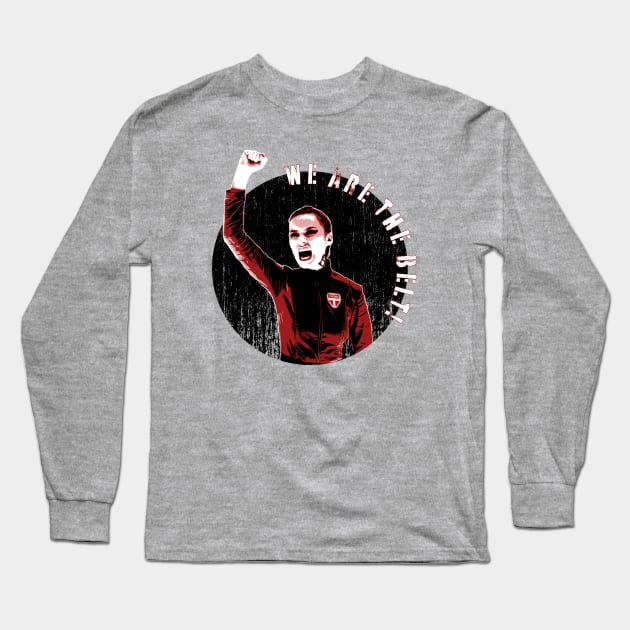 Camina Drummer - We Are The Belt! Long Sleeve T-Shirt by MythicLegendsDigital